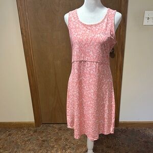 Columbia Pink Sleeveless Scoop Neck Sundress